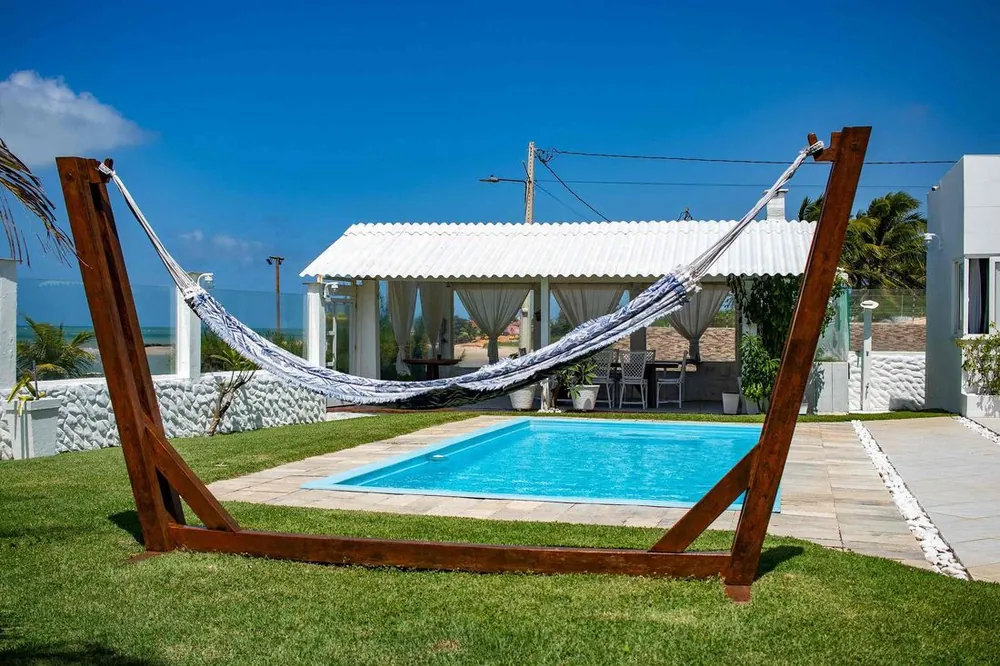 Hammock beside the pool